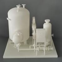 Mesin Cetak 3D Resin Putih Kustom Cepat untuk Bagian Plastik dan Model 3D