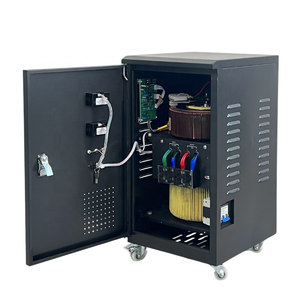 ดิจิตอล 20kVA เฟสเดียว แรงดันไฟฟ้าเข้าต่ำพิเศษ 100V-260V พร้อมระบบป้องกันไฟกระชากแบบหน่วงเวลาในตัว IP21 ทองแดง AC TND-30KVA ช่วงแรงดันไฟฟ้าเข้ากว้าง - Product Image 1