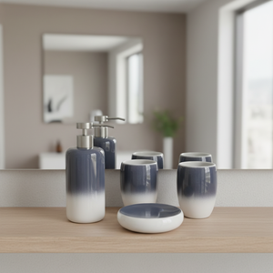 Nuovo Set di Accessori <span class=keywords><strong>per</strong></span> <span class=keywords><strong>Bagno</strong></span> in Ceramica Design 2026, Set da 4 Pezzi - Product Image 2
