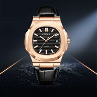 ONOLA 3853 Montres-bracelets pour hommes en cuir de vachette, montres de luxe pour hommes, fournisseurs de montres haut de gamme pour hommes, nouvelles montres pour hommes 2024