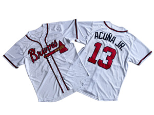 เสื้อเบสบอลทีมแอตแลนต้า เบรฟส์ รุ่นพรีเมียม ผลิตในสหรัฐอเมริกา - ผ้าโพลีเอสเตอร์ 100% ระบายอากาศได้ดี เย็บอย่างประณีต - Product Image 4