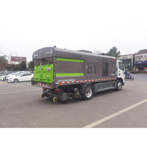 Dongfeng 11 טון יעילות גבוהה אבק נטול אבק-גליל אחורי + לחץ שלילי 1.5m קיבולת מיכל מים - Product Image 5