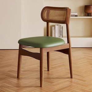 Sedia <span class=keywords><strong>da</strong></span> Pranzo Moderna in Legno Massello Impilabile per Hotel e Casa con Rivestimento in Pelle per Casa e Ristorante - Offerta Speciale L121 - Product Image 4