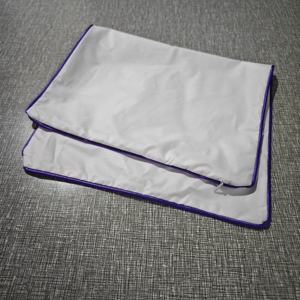 Federa in Puro Cotone Anti-piuma, Traspirante e Confortevole, Stile Hotel Tutto Cotone - Product Image 1