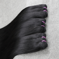 Cheveux vietnamiens bruts Remy, trame double machine, lisses comme de la soie, cuticules alignées, double tirage, perm possible, prix usine réduit