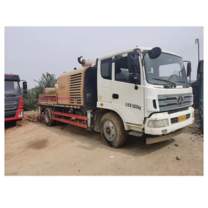 Pompe à béton sur camion de taille moyenne SY5143THBE-10023C-10S, débit de production 90 m³/h, 15,5 tonnes, pour la construction, en promotion - Product Image 4