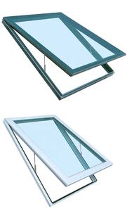 Fenêtres de toit Acoustique Aluminium Double Volet Verre Trempé Extérieur Fenêtre Pivotante Bureau Immeuble Résidentiel Toit de lucarne - Product Image 2