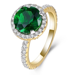 Bague de fiançailles de haute qualité bague de moissanite bijoux en zircone 18k or blanc femmes bagues en diamant