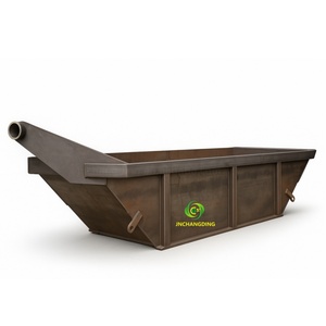 Conteneur à déchets industriel de grande capacité 6CBM, structure renforcée en acier Q345 pour la gestion des déchets métalliques et des déchets divers - Product Image 1