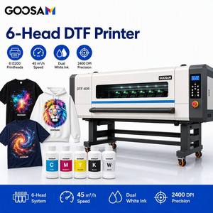 เครื่องพิมพ์ GOOSAM 6 หัวพิมพ์ A1 ขนาด 60 ซม. รุ่น I3200 DTF พร้อมเครื่องเขย่าผงและเครื่องอบแห้งในตัว สำหรับพิมพ์ฟิล์ม PET และเสื้อยืด - Product Image 1