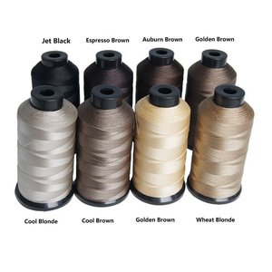 <span class=keywords><strong>Fil</strong></span> à coudre professionnel en nylon collé <span class=keywords><strong>pour</strong></span> extensions capillaires, tissage de perruques et outils de salon de beauté – Personnalisation disponible - Product Image 1