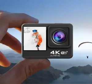 Màn hình cảm ứng Camera hành động chống nước Wifi Camera thể thao cực đoan và camera hành động quay video 4K 60fps