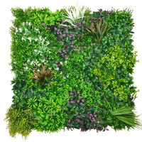 Faux murs vivants artificiels suspendus plante verte herbe mur vertical faux grand mur vert vertical séparateur support décor de mariage