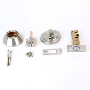 กุญแจล็อคเฟอร์นิเจอร์แบบไม่ใช้กุญแจ WEKIS ชุบสังกะสี แข็งแรงทนทาน พร้อมตัวปรับระยะห่างด้านหลังสำหรับประตูแบบฝัง (60-70 มม.) ทำจากสแตนเลส - Product Image 6