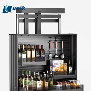 Système de levage intelligent UNIK en alliage d'aluminium, unités de rangement suspendues modulaires pour meubles de cuisine, armoires, <span class=keywords><strong>vaisselle</strong></span> et épices, avec levage électrique - Product Image 2