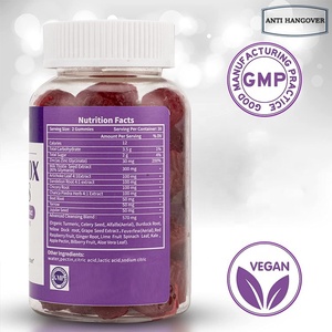 Gomitas para Despertar y Combatir la Resaca, Venta Directa de Fábrica, Marca Privada OEM ODM, 60 Unidades, para la Recuperación de la Resaca y el Control de la Energía - Product Image 2