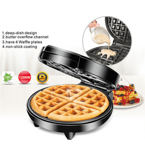 <b>Waffle</b> Maker Electric Double-Sided Heating Non-Stick Cooking Surface EU Standard 220V Breakfast <b>Machine</b> - Product Image 2