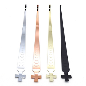 Rose Gold Candle Wick <b>Hook</b> Stainless Steel Cross Shaped Extinguisher Tool For Candles Fragrance Accessories - Product Image 4