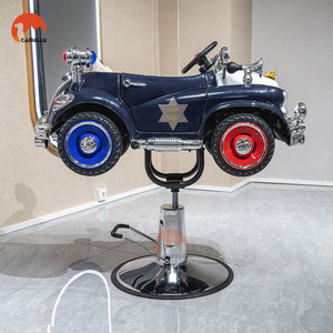Chaise de Barbier <span class=keywords><strong>Électrique</strong></span> Simple pour Enfants, Modèle Voiture de Dessin Animé, pour Salon de Coiffure et Coiffure Enfant - Product Image 4