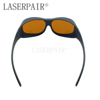 Lunettes de sécurité laser Laserpair certifiées CE EN207 pour diodes Alexandrite et laser picoseconde ND YAG, protection OD 7+ avec 11% de transmission