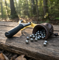 Billes en acier pour la chasse au lance-pierre, sports, 8 mm, 9,5 mm, 10 mm, haute dureté, poli miroir, acier au carbone, vente en gros