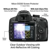 Protecteur d'écran haute transparence en film AR pour appareil photo Nikon D3200