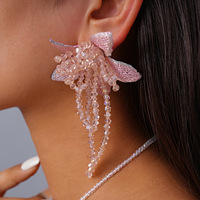 Collier de perles multicouche, collier pull en perles baroques, chaîne en or 18 carats, perles de verre irrégulières, collier à pampilles fleur tricotées, ensemble de colliers