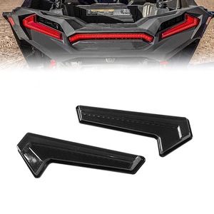 Polaris RZR XP Turbo EPSATV <b>LED</b> Tail <b>Lights</b> Black <b>Red</b> 27x10.5x10.5 For Retrofit Upgrade - Product Image 1