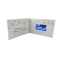 Meilleures ventes 4.3 pouces LCD carte vidéo livret vidéo pour la fête de noël