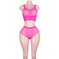 Tenue de danse exotique en résille transparente, vêtements d'entraînement pour strip-teaseuses, lingerie sexy, costumes de scène personnalisés pour boîte de nuit