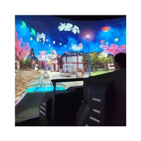 Exercice immersif réalité virtuelle film jeu cinéma cabine camion chaise mobile 5d 7d 9d cinéma pour enfants