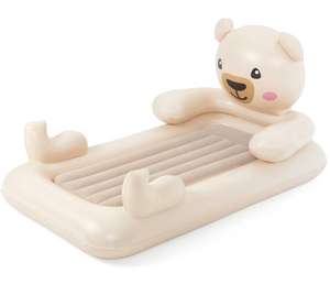 Lit gonflable Bestway 67712 Dreamchaser pour enfants, <span class=keywords><strong>matelas</strong></span> pneumatique confortable en forme d'ours en peluche avec dossier pour meubles d'enfants - Product Image 1