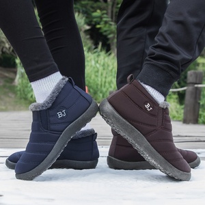 Giày bốt nữ mùa đông <span class=keywords><strong>2025</strong></span> bán buôn, ấm áp, lót lông thú, kiểu dáng thường ngày, đi ngoài trời, chất liệu cotton - Product Image 4