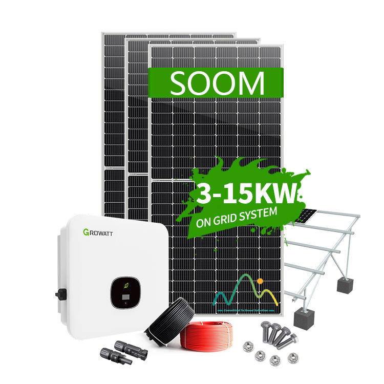 For Home Solar Energy System 50KW 30KW 20KW 10KW 5KW 3KW Complete Off Grid Solar Panel System With Panel
