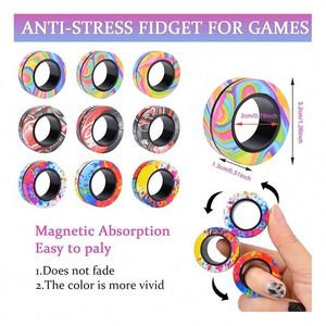 Paquete de Mini Juguetes Sensoriales: Anillos Deslizantes de Goma/Metal/Plástico para Alivio del Estrés y Necesidades Sensoriales, Colección Educativa 8+ - Product Image 4