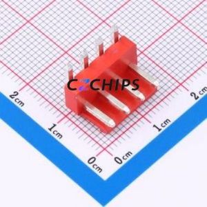 W396110K-4PR2123 Wire-to-<b>Board</b> <b>Pin</b> Header Bent Lead Through Hole,P=3.96mm Connector 1x4P 3.96mm Right Angle Insert VH - Product Image 1