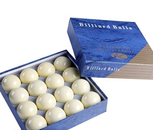 Palla blu dello <span class=keywords><strong>Snooker</strong></span> di colore bianco della scatola 3A 52.5mm della palla bianca dello stecca dello stagno dei biliardo della sostituzione di pratica - Product Image 2