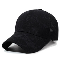Casquette de baseball avec logo brodé, anime Uchiha, sport, maille, broderie 3D, snapback personnalisé, 6 panneaux, casquette de camionneur camouflage unisexe