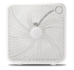 Hoge Kwaliteit 20 Inch Vierkante Doosventilator Met 5 Bladen 3-Speed Motor Lage Geprijsde Hot Selling Thuisgebruik Tafelventilator Met Plastic Grill