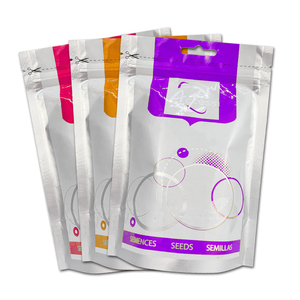 Custom <b>Zipper</b> Zip <b>Lock</b> Metaillc Foil Stand up Pouch Food Sugar Packaging - Product Image 2