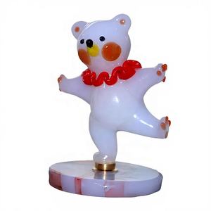 งานแกะสลักรูปสัตว์ทำมือจาก<span class=keywords><strong>แก้ว</strong></span> รูปช้าง กระต่าย หมี วัวนม หนู เสือ พร้อมฐานหมุนได้ เหมาะสำหรับเป็นของขวัญวันเกิด - Product Image 6