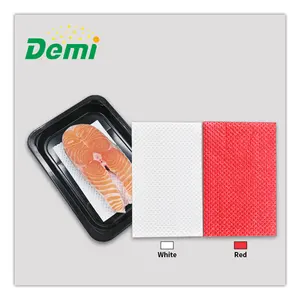 Absorbent Food Pads Brand Wholesale Supermarket Frozen Chicken Beef Meat Plastic Tray With Absorbent Tray Pad