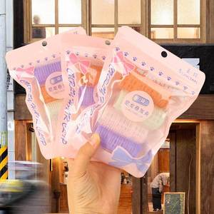 Yuhuan Hair <b>Rollers</b> Cylindrical Plastic <b>Heatless</b> Snap Type Mixed Colors 4 Pieces Per Pack General Use - Product Image 3