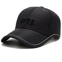 Casquette de baseball unisexe pour sports de plein air en PVC, broderie à la main, protection solaire, séchage rapide, respirante, modèle courant