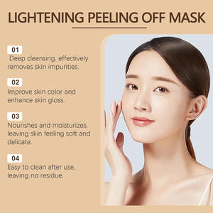 OEM Chocolate Niacinamide Peel-Off Mask Private Label Deep Nourishing Facial Mask Brightening Hydrating Mask - Product Image 5