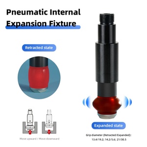 Pince d'expansion pneumatique industrielle JD Mini, légère, avec support interne, doigt en silicone pour bras robotique, moulage par injection - Product Image 2