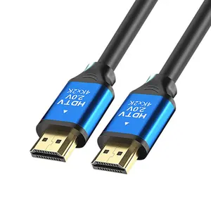 كابل HDMI إصدار 2.0 بسعر رخيص من شركة OEM كابل 19+1 جهاز عرض بروجيكتور كمبيوتر 4K*2K