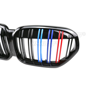 Calandre de pare-chocs avant pour BMW X1 F48 LCI 2020 - 2022, aspect fibre de carbone, style M Performance, pièces de rechange pour calandre de course - Product Image 2