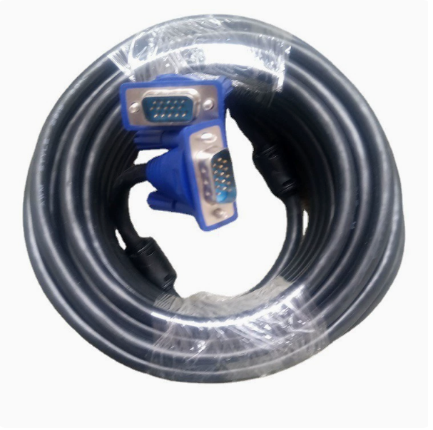 VGA Cable Male to Male, 3+6 Pin Computer Monitor 15-pin Projector Cable, 1.5m, 3m, 5m