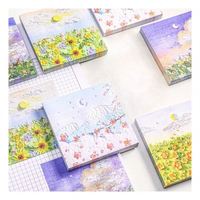 Bloc de Notas Adhesivas Personalizadas con Diseño de Paisaje, Bonitas Notas Adhesivas Autoadhesivas para Lectura y Marcación, Papel Offset, Notas Adhesivas Personalizadas